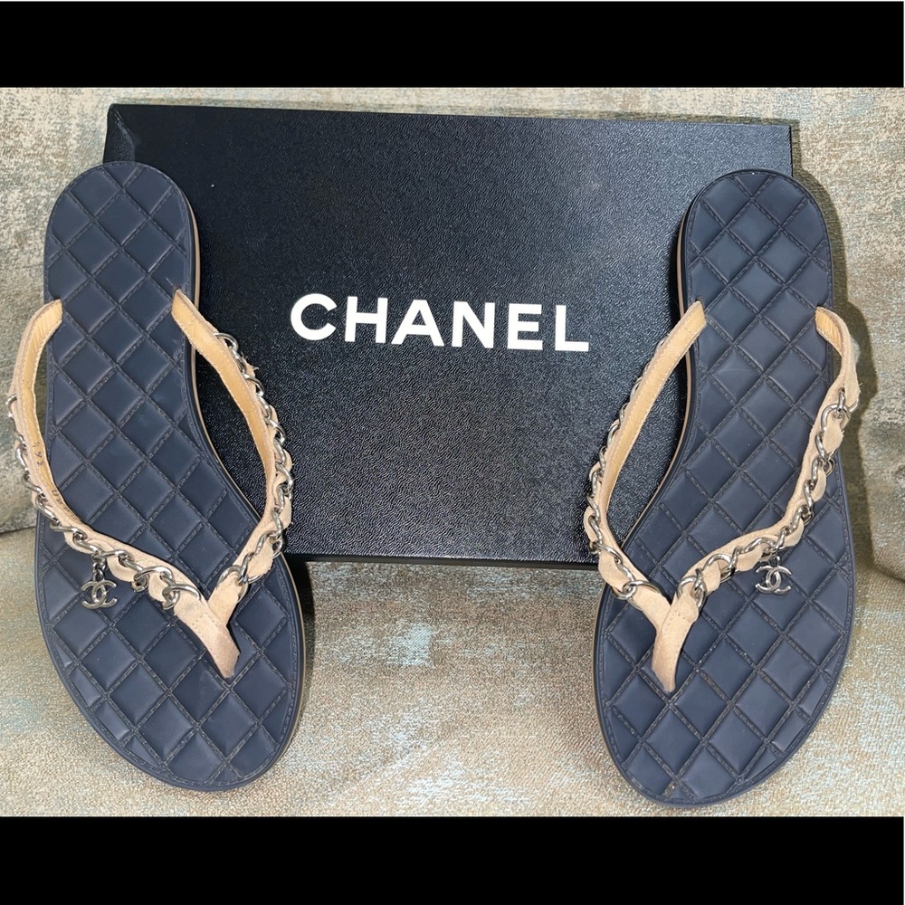 Chanel Flip Flops